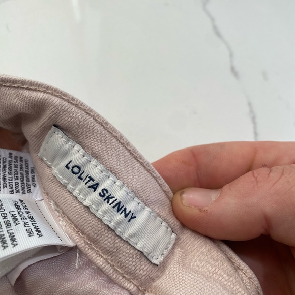 Lucky Brand Womens Jeans Size 00. Light Pink. Lolita Skinny Jean - Picture 3 of 5